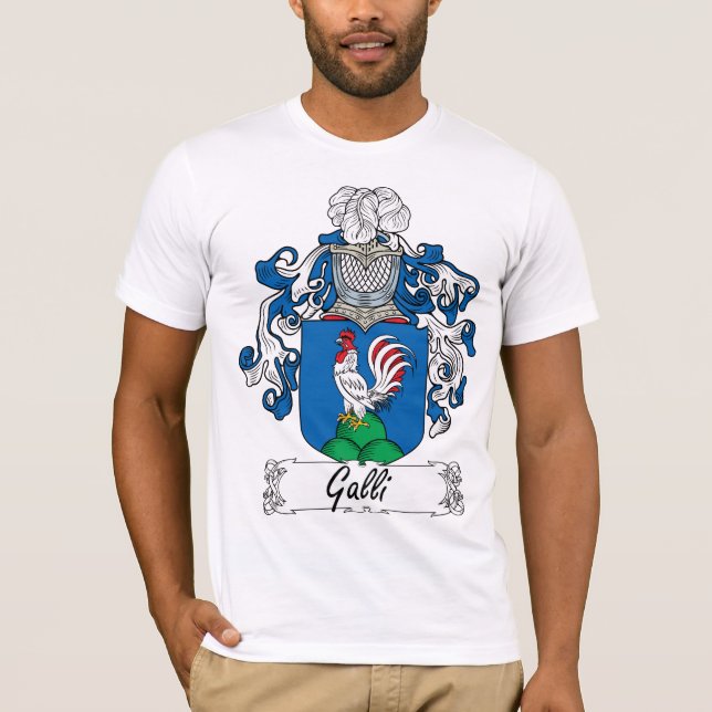 Galli Family Crest T-Shirt (Front)