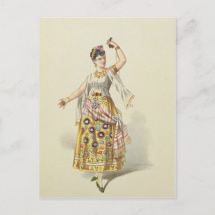 Galli Marie in the role of Carmen Postcard