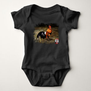 Gallic rooster//Rooster Baby Bodysuit