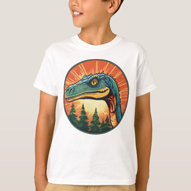 Gallimimus - Classic Dinosaur Tee T-Shirt (Front)