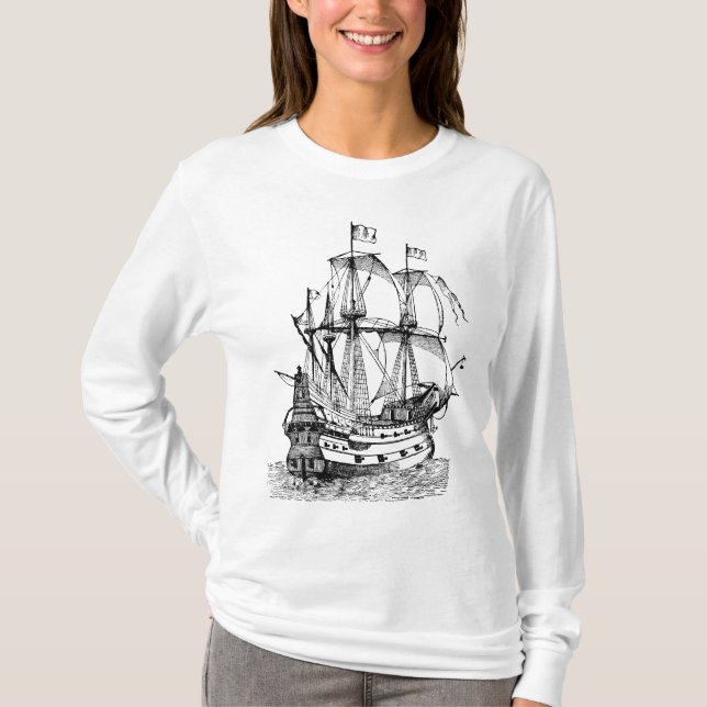 Gallion - Black T-Shirt (Front)