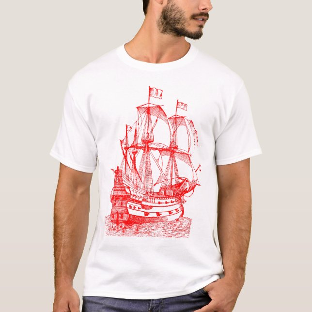 Gallion - Red T-Shirt (Front)