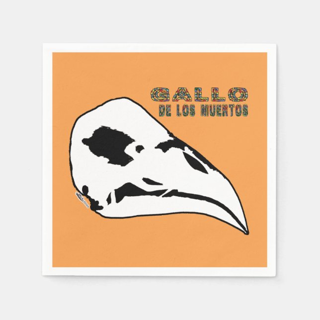 Gallo De Los Muertos Napkin (Front)