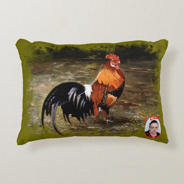 Gallo/Galo/Rooster Decorative Cushion (Front)
