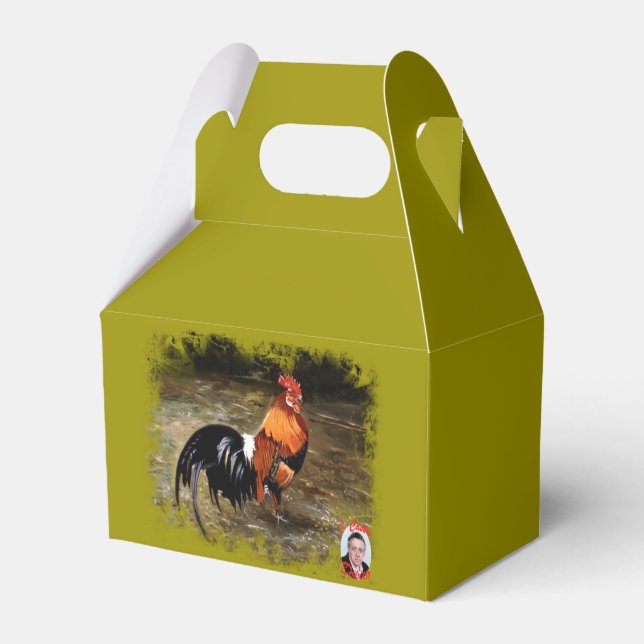 Gallo/Galo/Rooster Favour Box (Back Side)