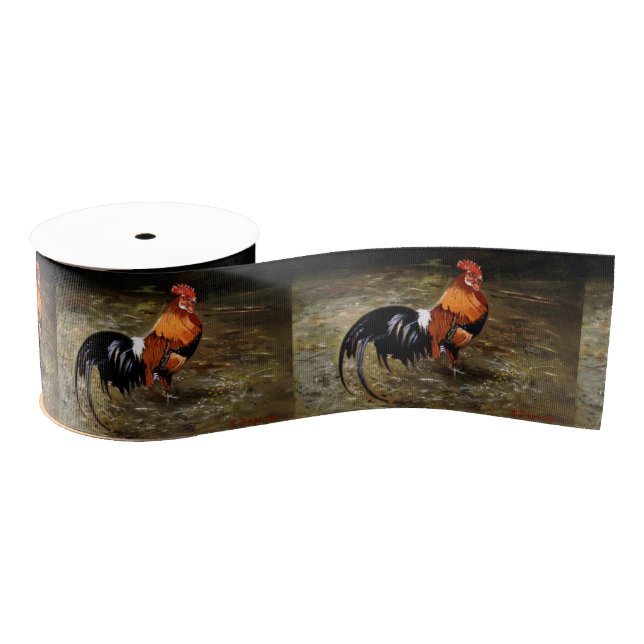Gallo/Galo/Rooster Grosgrain Ribbon (Spool)