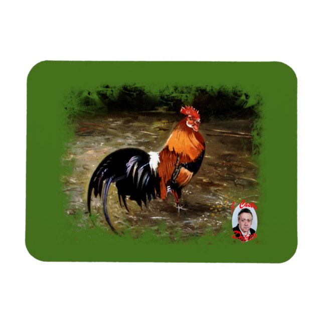 Gallo/Galo/Rooster Magnet (Horizontal)