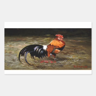 Gallo/Galo/Rooster Rectangular Sticker