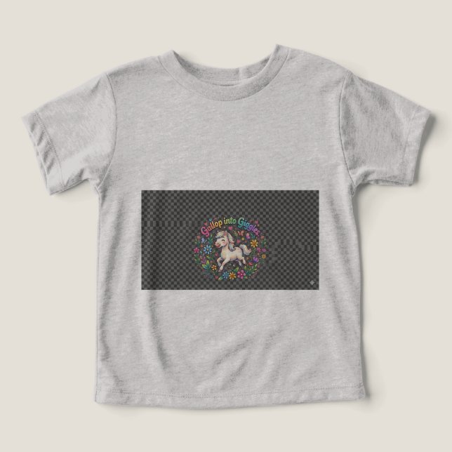 Gallop into Giggles.T-Shirt (Design Front)