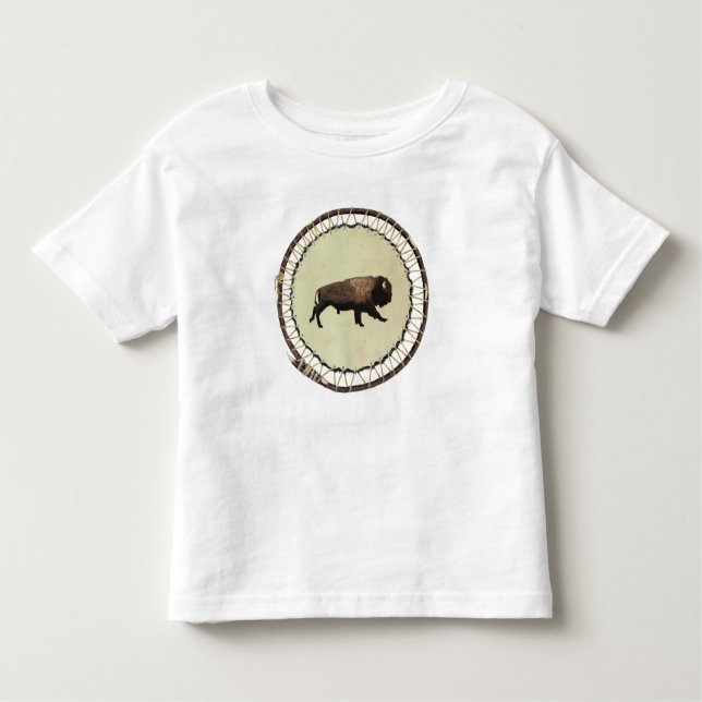 Galloping Bison Toddler T-Shirt (Front)