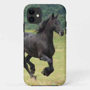 Galloping Friesian Horses Case-Mate iPhone Case