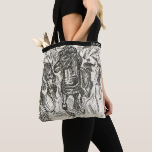Galloping Horse – Edvard Munch – Personalized Tote Bag