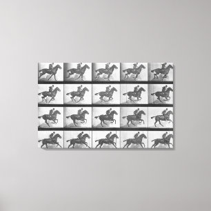 Galloping Horse, plate 628 from 'Animal Locomotion Canvas Print