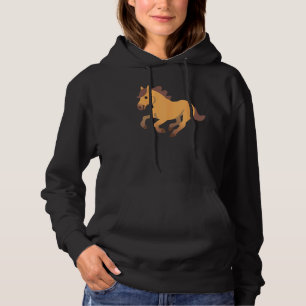 Galloping Horse Racehorse Costume Hoodie