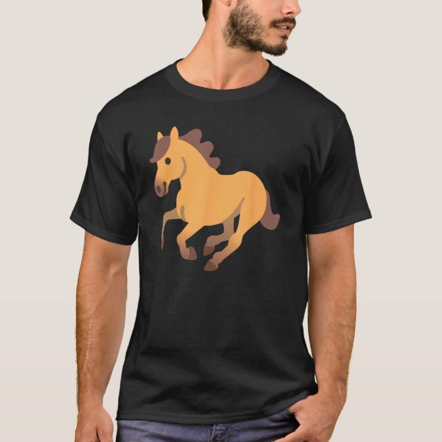 Galloping Horse Racehorse Costume T-Shirt (Front)