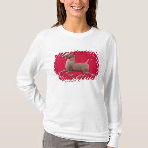 Galloping horse with one Hoof Resting on a T-Shirt