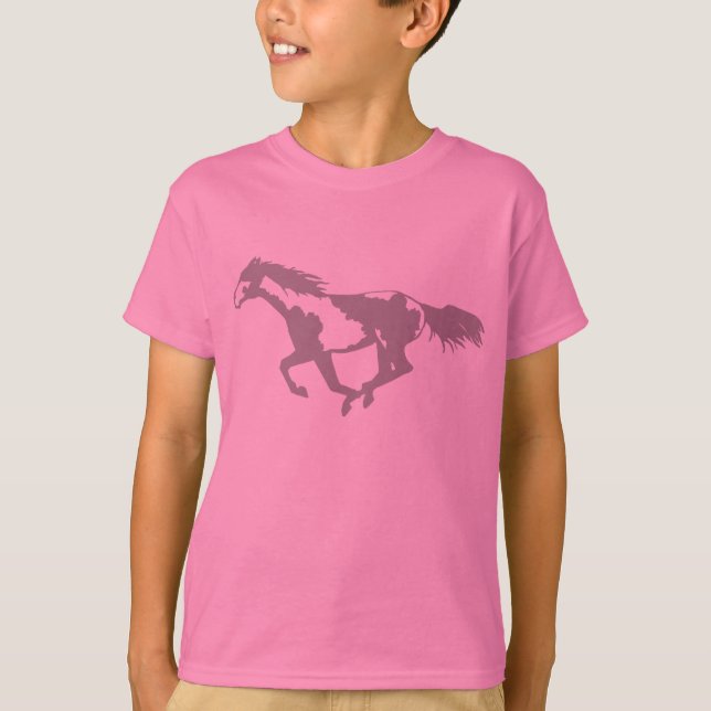 Galloping Paint Horse T-Shirt (Front)