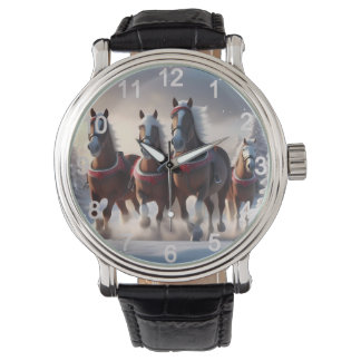 Galloping Through the Snow: Santa’s Magical Horses Watch