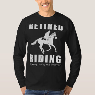 Galloping Through Time - Retired Horse Yesterday T T-Shirt