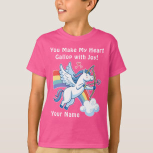 Galloping Unicorn Cupid’s Love Magic  T-Shirt