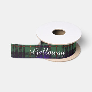 Galloway clan Plaid Scottish kilt tartan Satin Ribbon