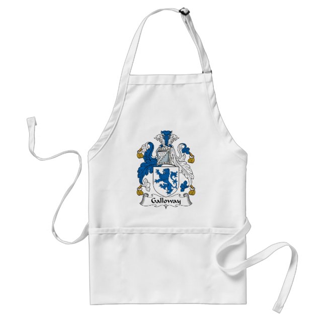 Galloway Family Crest Standard Apron (Front)