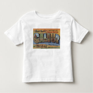 Gallup, New Mexico - Large Letter Scenes 2 Toddler T-Shirt