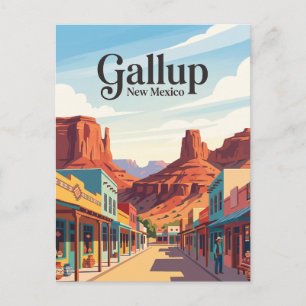 Gallup New Mexico Postcard