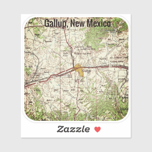 Gallup Topo Map (Sheet)