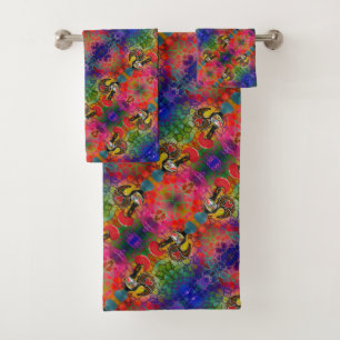 Galo de Barcelos, Portugal Bath Towel Set