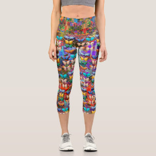 Galo de Barcelos, Portugal Capri Leggings