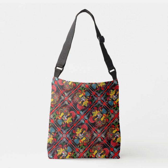 Galo de Barcelos, Portugal Crossbody Bag (Front)