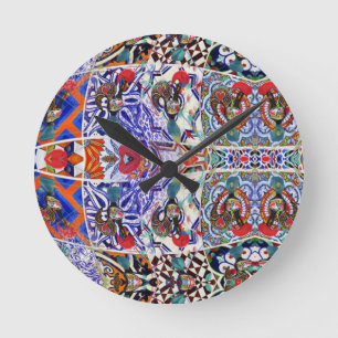 Galo de Barcelos Portugal Crossbody Bag Round Clock