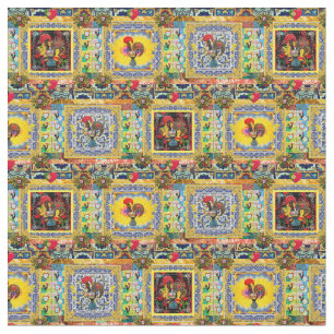 Galo de Barcelos, Portugal Fabric