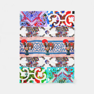 Galo de Barcelos, Portugal Fleece Blanket