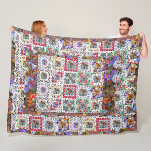 Galo de Barcelos, Portugal Fleece Blanket