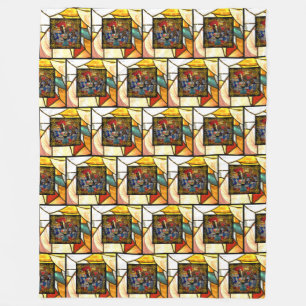 Galo de Barcelos, Portugal Fleece Blanket
