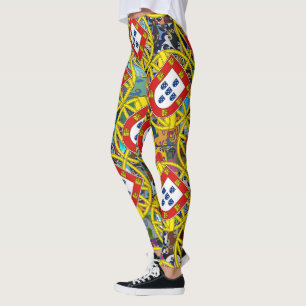Galo de Barcelos, Portugal Leggings