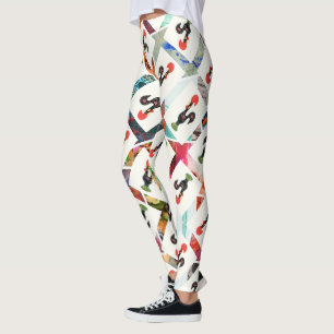 Galo de Barcelos, Portugal Leggings