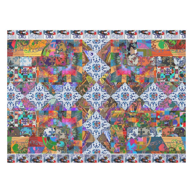 Galo de Barcelos, Portugal Tablecloth (Front (Horizontal))