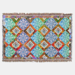 Galo de Barcelos, Portugal Throw Blanket