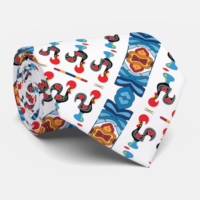 Galo de Barcelos, Portugal Tie (Rolled)
