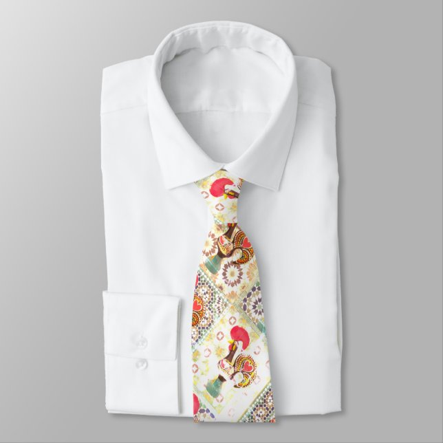 Galo de Barcelos, Portugal Tie (Tied)