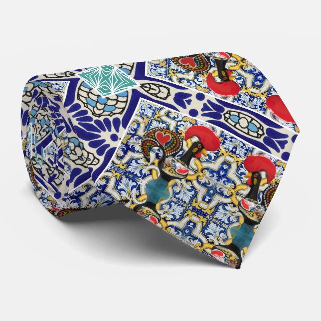 Galo de Barcelos, Portugal Tie (Rolled)