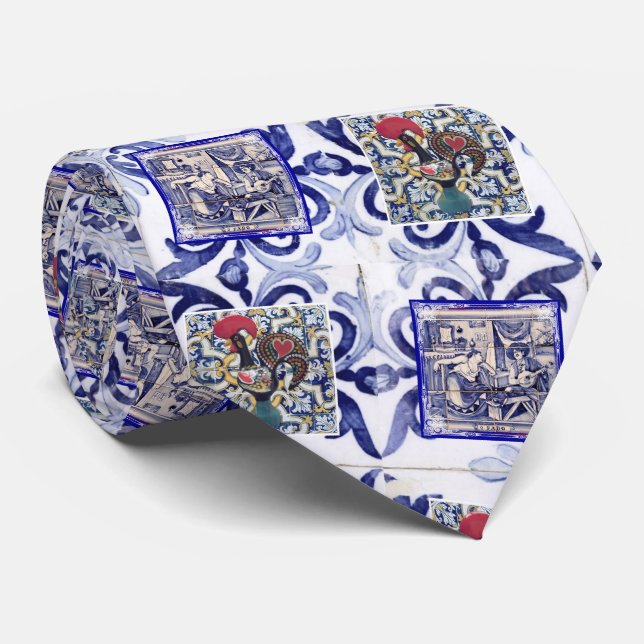 Galo de Barcelos, Portugal Tie (Rolled)