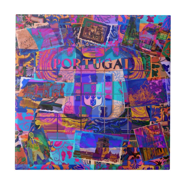 Galo de Barcelos, Portugal Tile (Front)