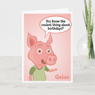 Galoo Birthday Card