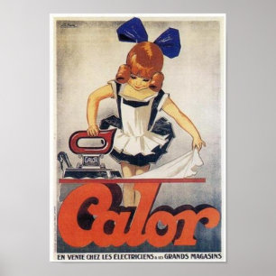 Galor Irons - Child Ironing Ad Poster
