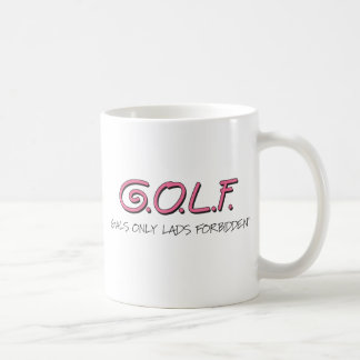 GALS ONLY LADS FORBIDDEN COFFEE MUG