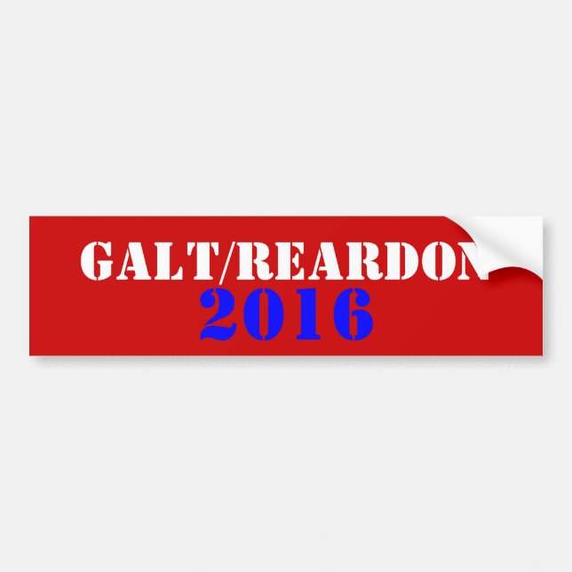 Galt Reardon 2016 Bumper Sticker (Front)